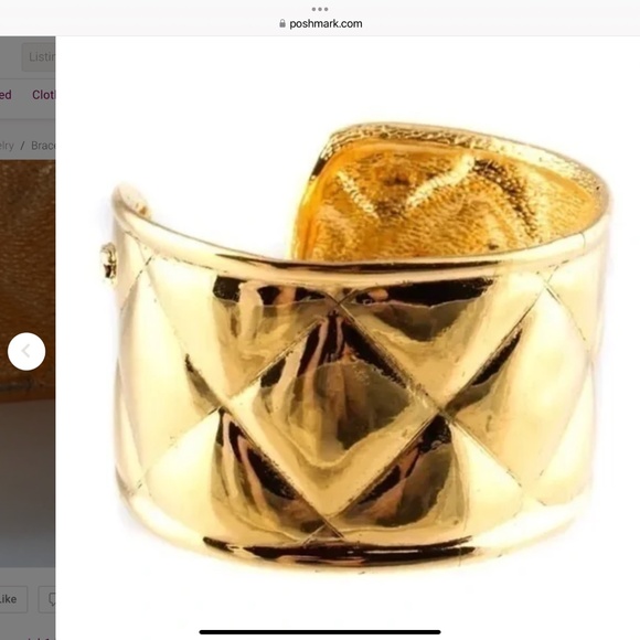 Authentic Chanel Cuff with Original Bag 24k - Picture 2 of 6